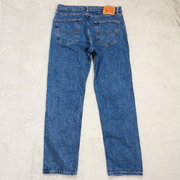 Levi's 505 Men's Regular Fit Straight Leg Jeans - Picture 6 of 14